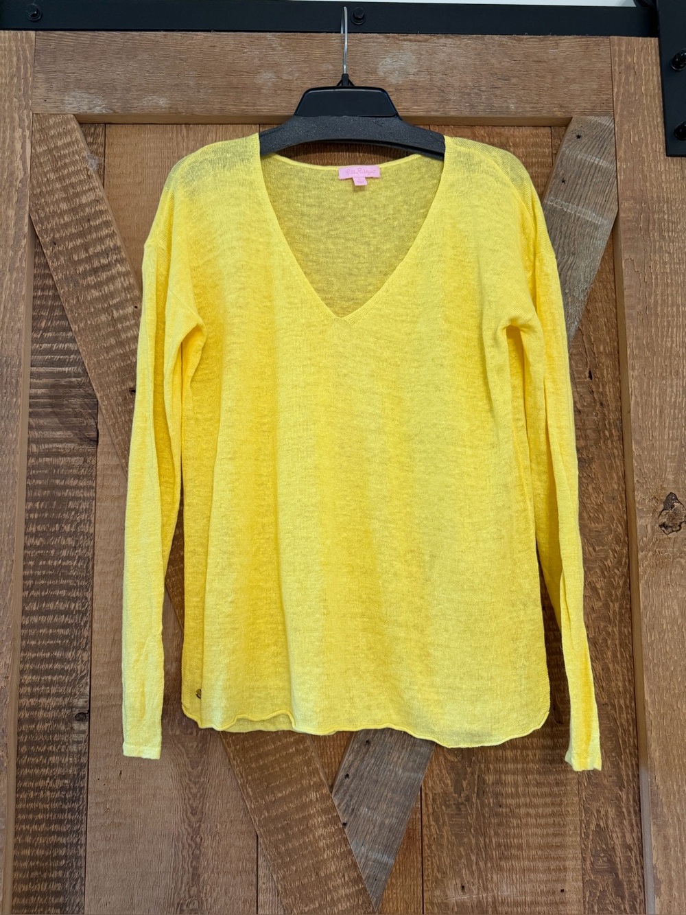 Lilly Pulitzer Linen Beach Sweater S